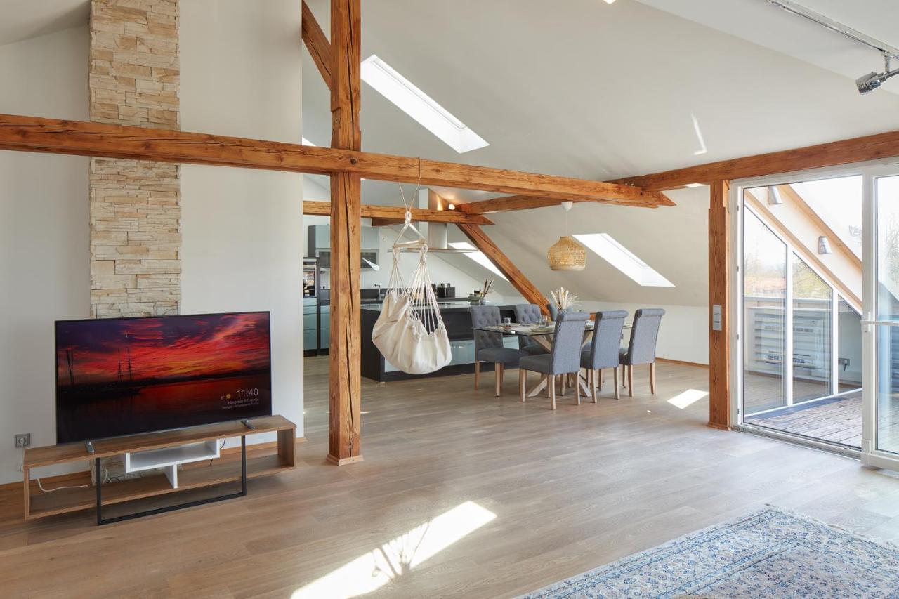 ⸨⸩ Sunset Penthouse: Messe - Siemens - Db - Man ⸨⸩ Apartment Нюрнберг Екстериор снимка